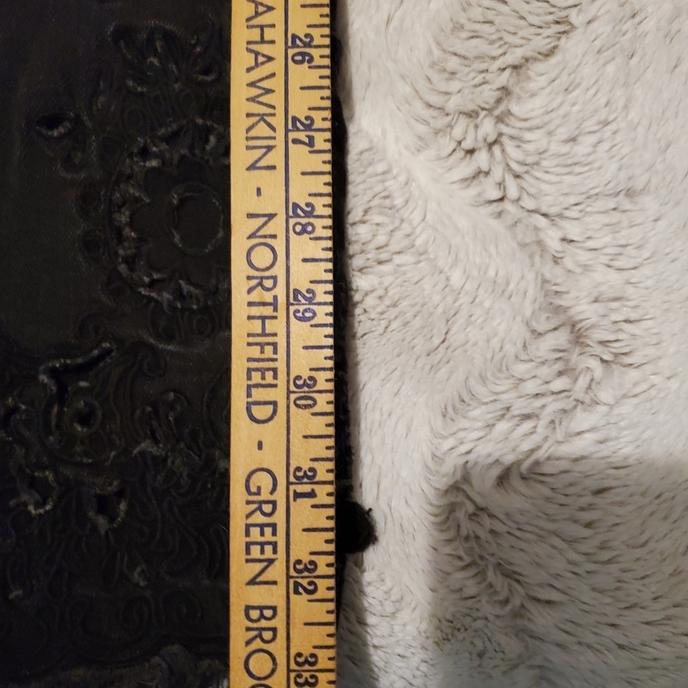 Free People Cutwork Cigarette Jeans   Women 25 Faded Black High Rise Bohemian - Picture 7 of 9